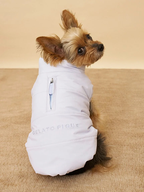 gelato pique（ジェラートピケ）【CAT&DOG】【販路限定商品】中綿ベスト｜全3色