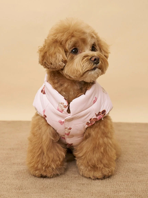 gelato pique(ジェラートピケ)【CAT&DOG】【販路限定商品】中綿ベスト|全3色