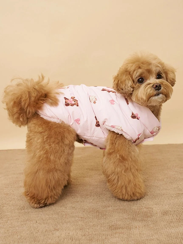 gelato pique(ジェラートピケ)【CAT&DOG】【販路限定商品】中綿ベスト|全3色