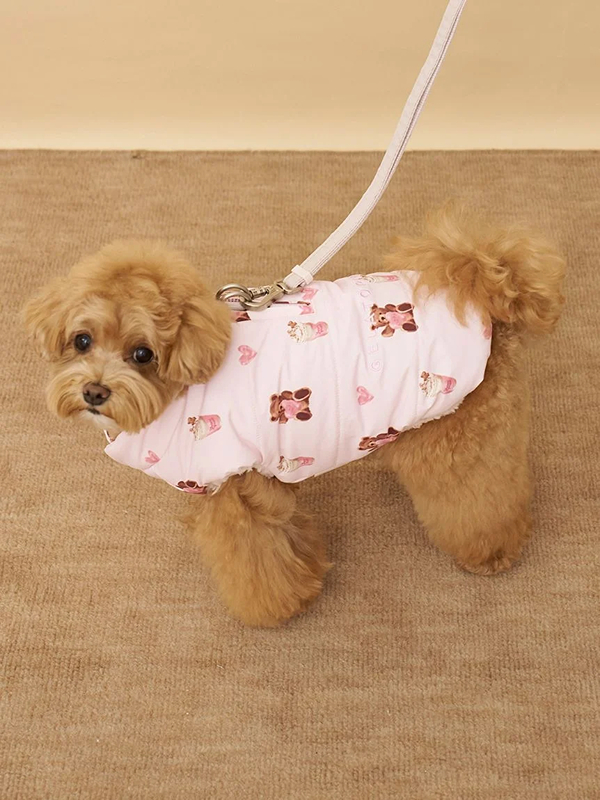 gelato pique(ジェラートピケ)【CAT&DOG】【販路限定商品】中綿ベスト|全3色