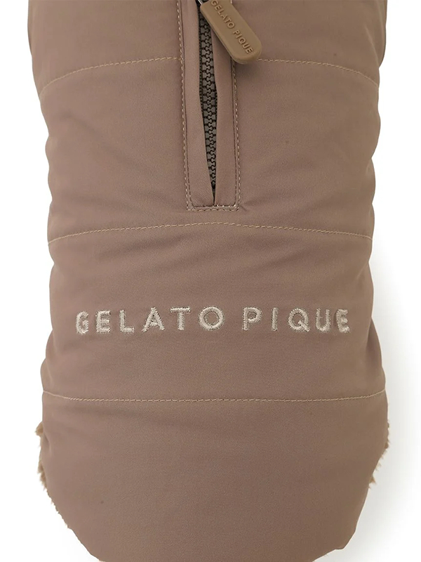 gelato pique(ジェラートピケ)【CAT&DOG】【販路限定商品】中綿ベスト|全3色