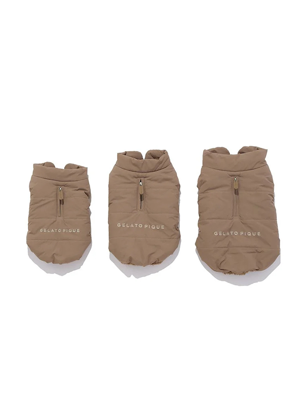gelato pique(ジェラートピケ)【CAT&DOG】【販路限定商品】中綿ベスト|全3色