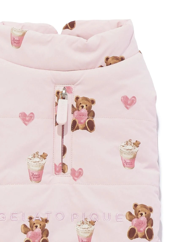 gelato pique(ジェラートピケ)【CAT&DOG】【販路限定商品】中綿ベスト|全3色