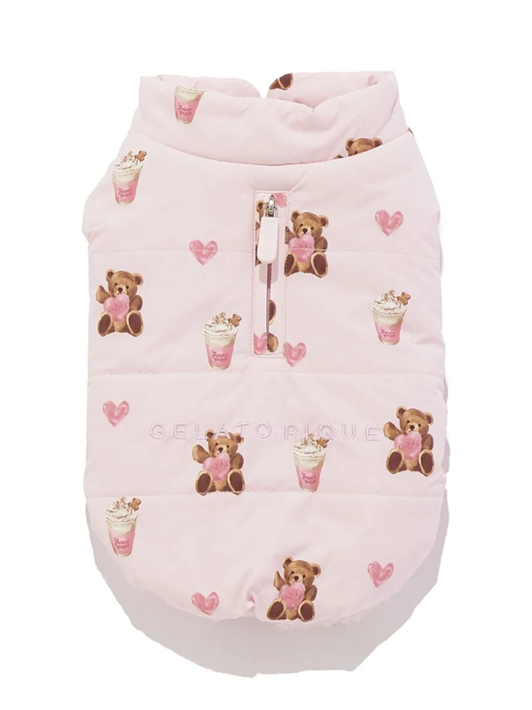 gelato pique(ジェラートピケ)【CAT&DOG】【販路限定商品】中綿ベスト|全3色