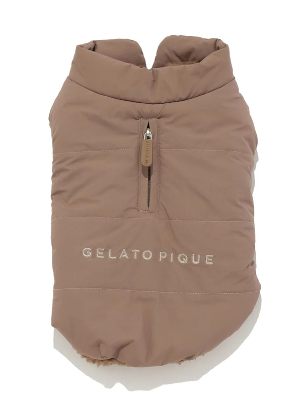 gelato pique(ジェラートピケ)【CAT&DOG】【販路限定商品】中綿ベスト|全3色