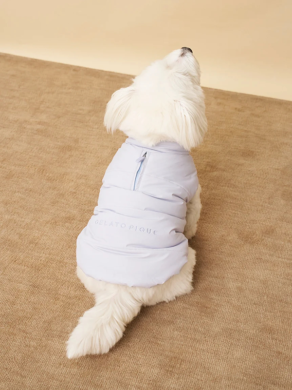 gelato pique(ジェラートピケ)【CAT&DOG】【販路限定商品】中綿ベスト ラージサイズ|全3色