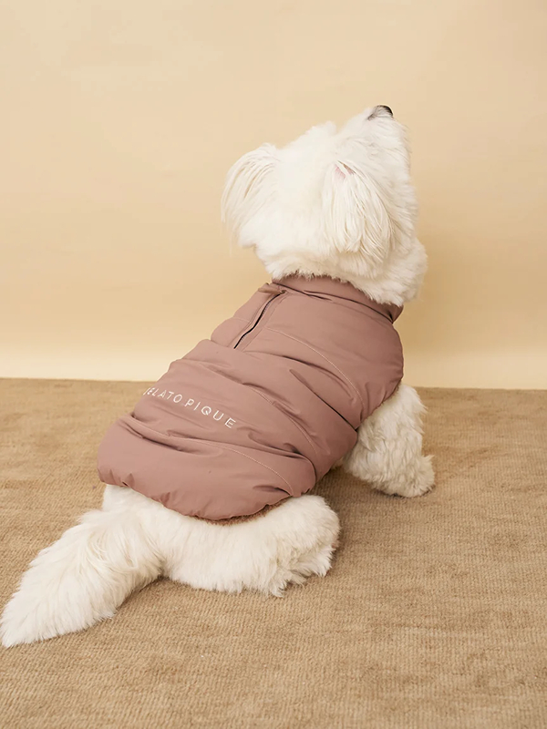 gelato pique(ジェラートピケ)【CAT&DOG】【販路限定商品】中綿ベスト ラージサイズ|全3色