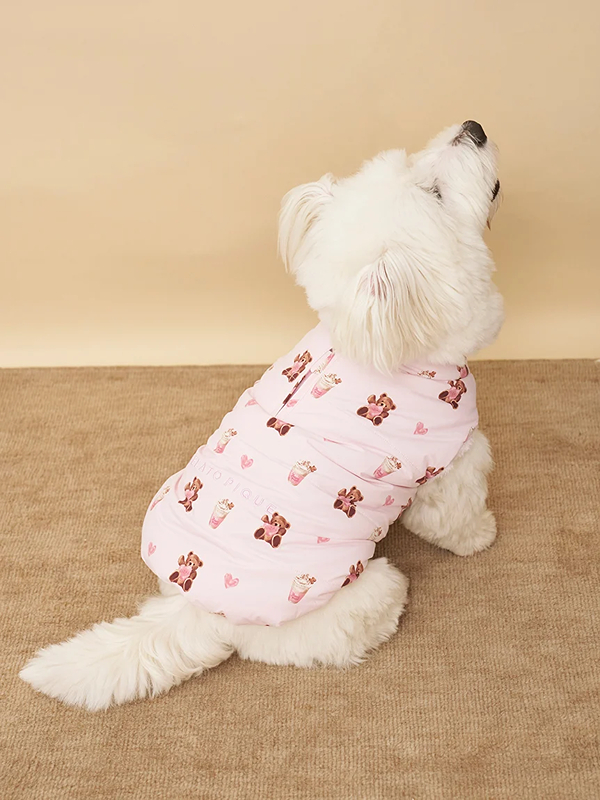 gelato pique(ジェラートピケ)【CAT&DOG】【販路限定商品】中綿ベスト ラージサイズ|全3色