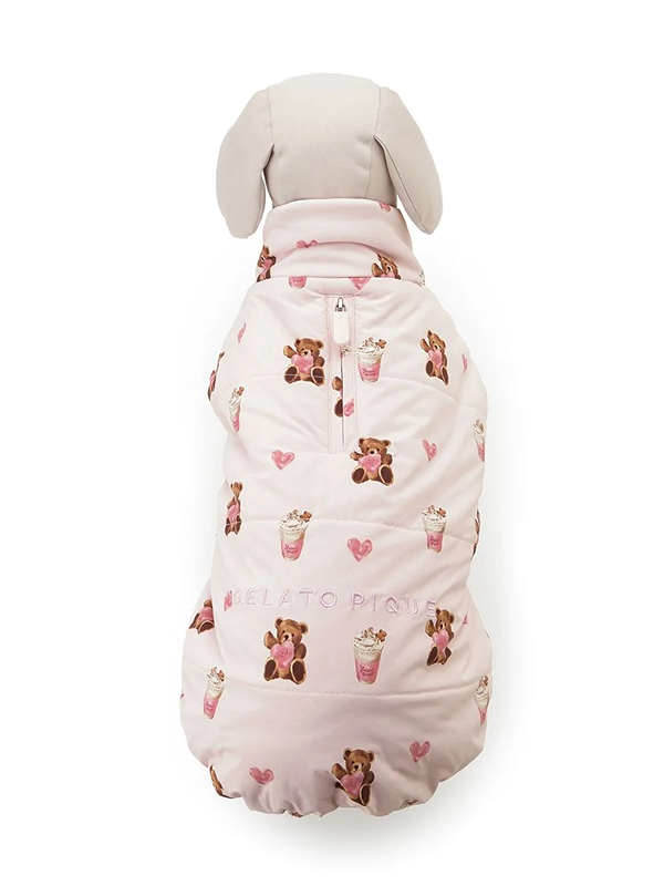 gelato pique(ジェラートピケ)【CAT&DOG】【販路限定商品】中綿ベスト ラージサイズ|全3色