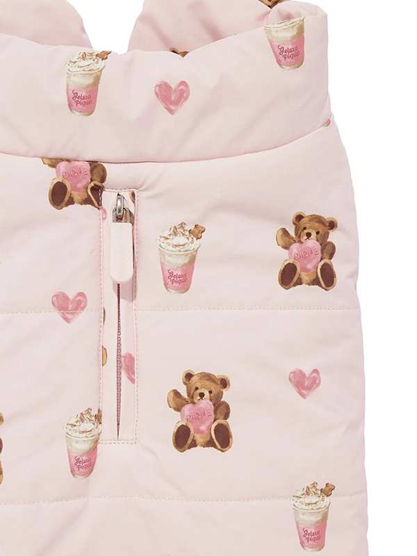 gelato pique(ジェラートピケ)【CAT&DOG】【販路限定商品】中綿ベスト ラージサイズ|全3色