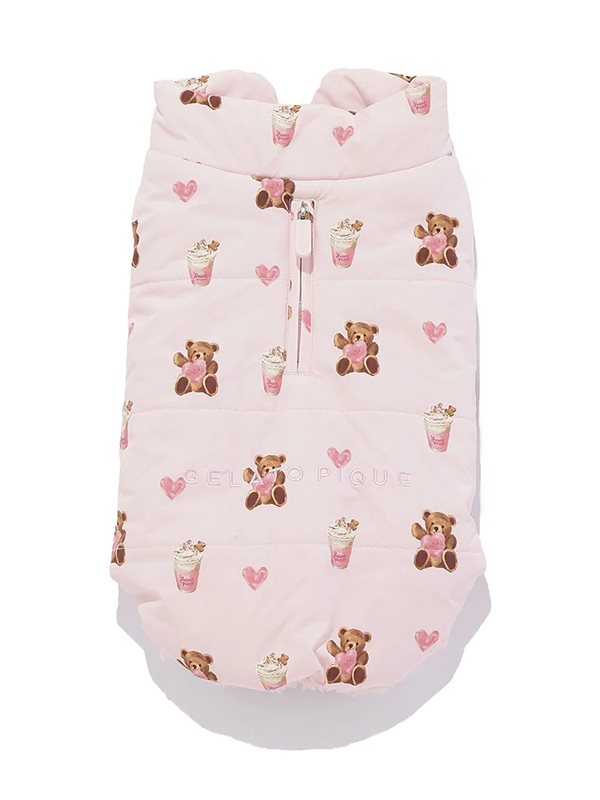 gelato pique(ジェラートピケ)【CAT&DOG】【販路限定商品】中綿ベスト ラージサイズ|全3色