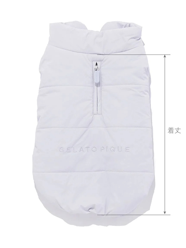 gelato pique(ジェラートピケ)【CAT&DOG】【販路限定商品】中綿ベスト ラージサイズ|全3色
