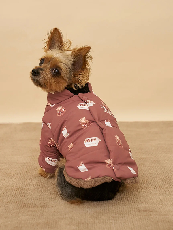 gelato pique(ジェラートピケ)【CAT&DOG】【販路限定商品】バックオープンパファージャケット|全2色