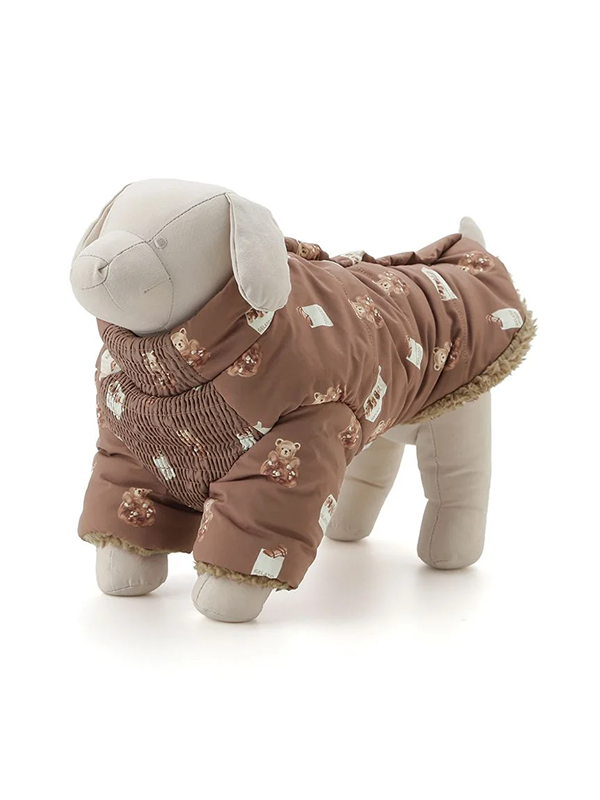 gelato pique(ジェラートピケ)【CAT&DOG】【販路限定商品】バックオープンパファージャケット|全2色