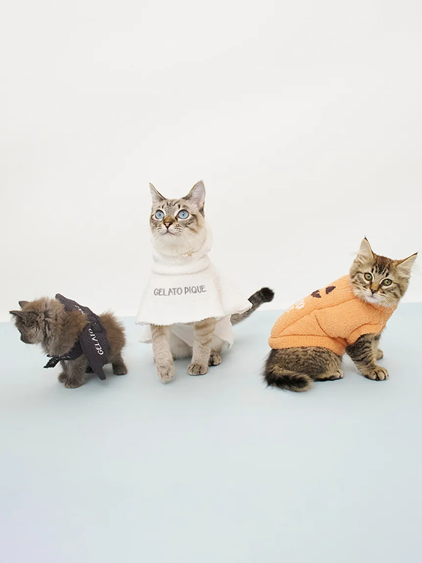 gelato pique(ジェラートピケ)【CAT&DOG】【販路限定商品】おばけケープ