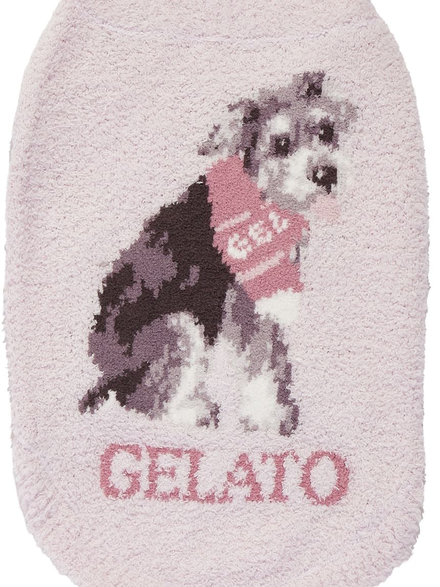 gelato pique(ジェラートピケ)【CAT&DOG】【販路限定商品】ベビモコシュナウザー柄プルオーバー|全2色