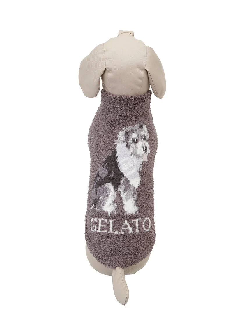 gelato pique(ジェラートピケ)【CAT&DOG】【販路限定商品】ベビモコシュナウザー柄プルオーバー|全2色