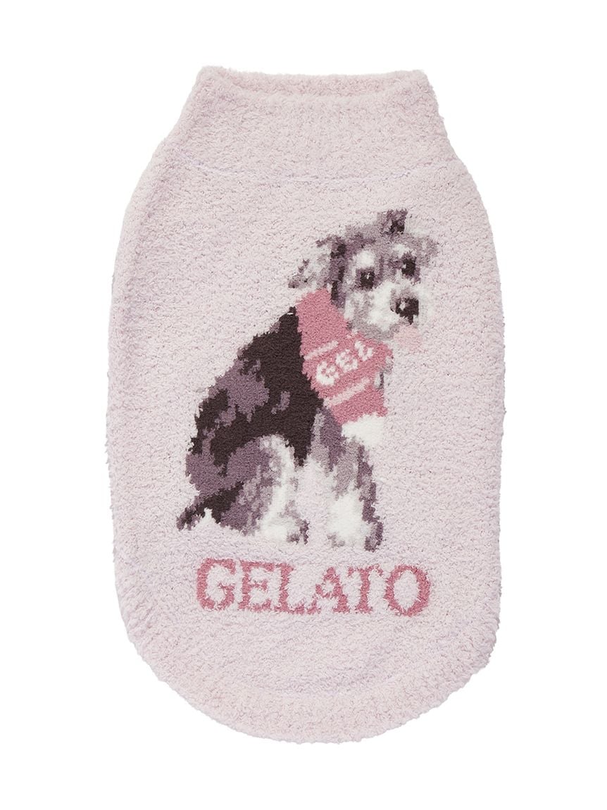 gelato pique(ジェラートピケ)【CAT&DOG】【販路限定商品】ベビモコシュナウザー柄プルオーバー|全2色