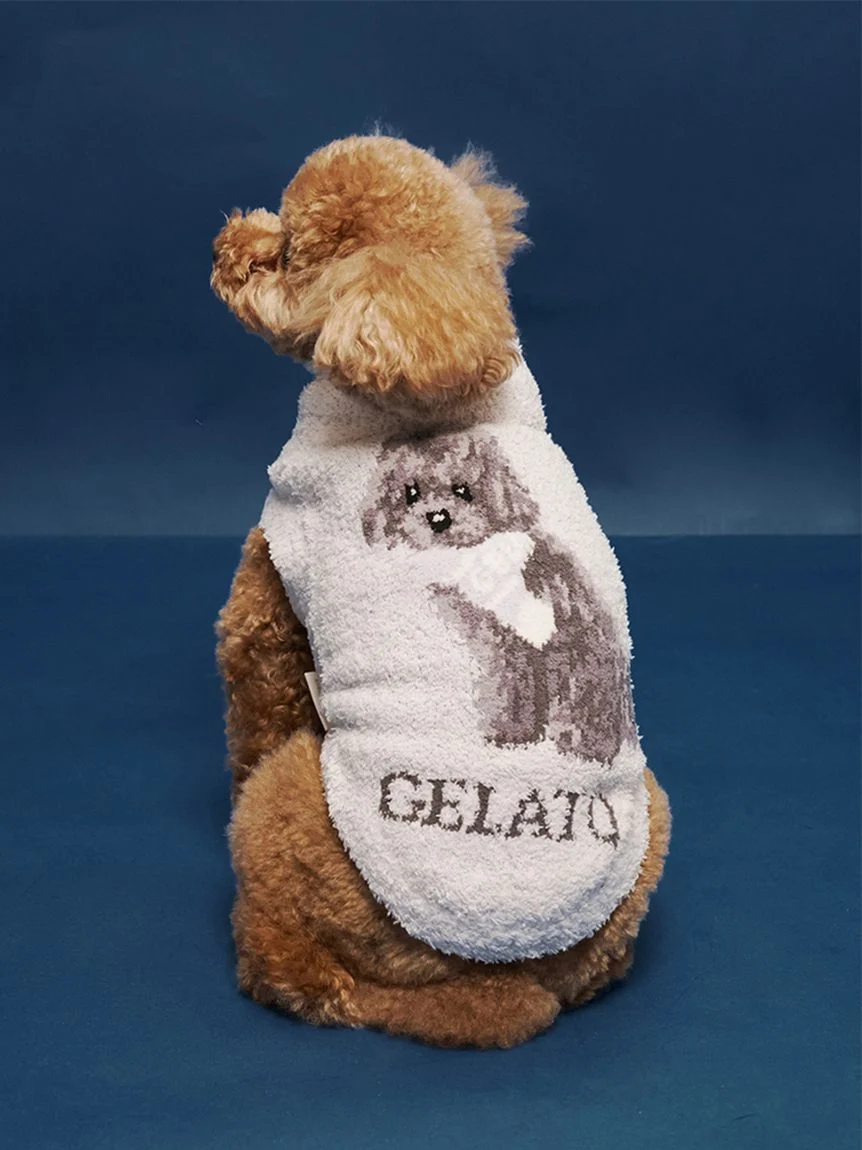 gelato pique(ジェラートピケ)【CAT&DOG】【販路限定商品】ベビモコトイプードル柄プルオーバー|全3色