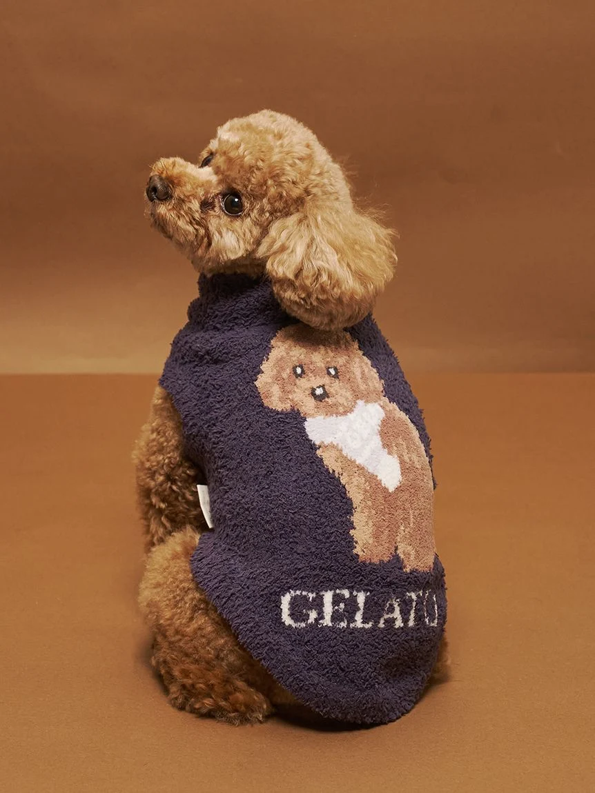 gelato pique（ジェラートピケ）【CAT&DOG】【販路限定商品】ベビモコトイプードル柄プルオーバー｜全3色