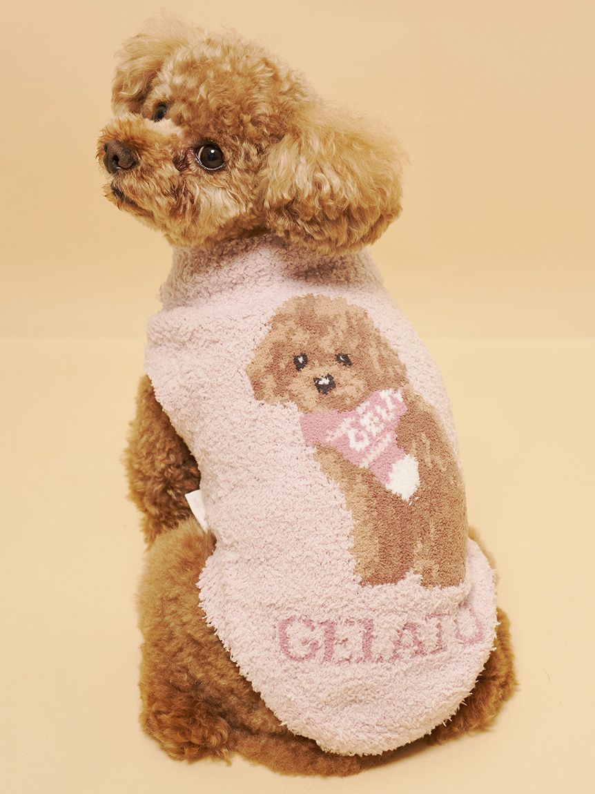 gelato pique(ジェラートピケ)【CAT&DOG】【販路限定商品】ベビモコトイプードル柄プルオーバー|全3色