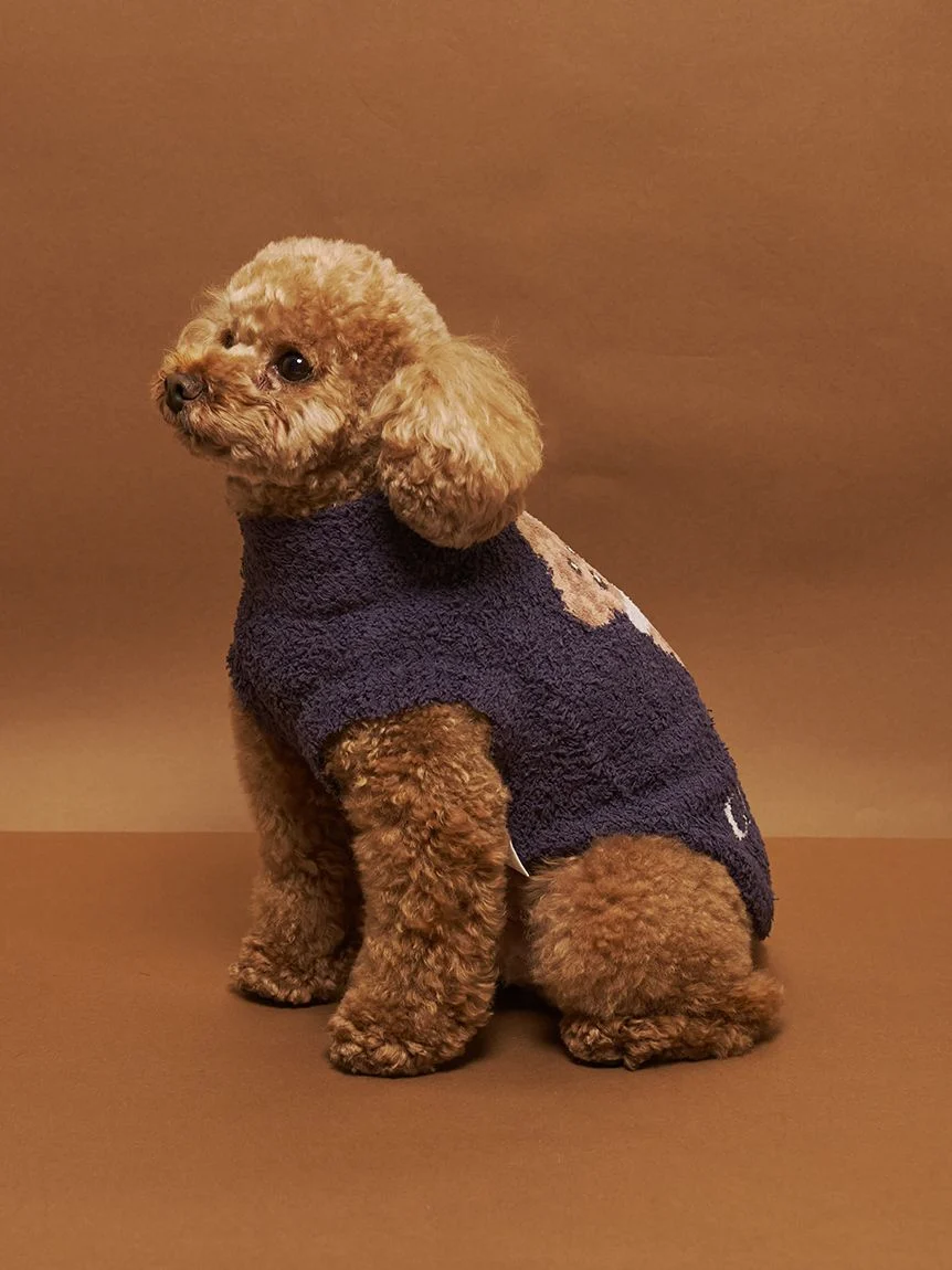 gelato pique(ジェラートピケ)【CAT&DOG】【販路限定商品】ベビモコトイプードル柄プルオーバー|全3色