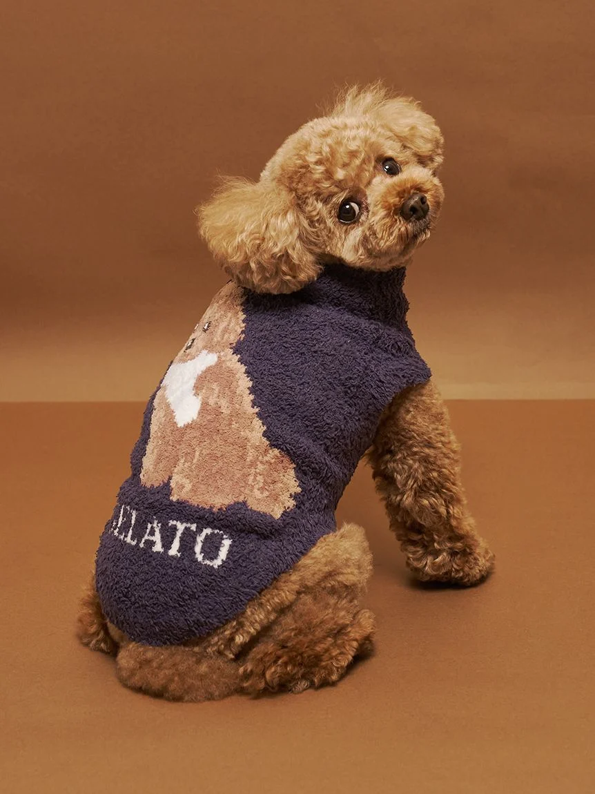gelato pique(ジェラートピケ)【CAT&DOG】【販路限定商品】ベビモコトイプードル柄プルオーバー|全3色