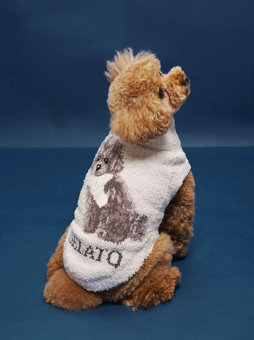 gelato pique(ジェラートピケ)【CAT&DOG】【販路限定商品】ベビモコトイプードル柄プルオーバー|全3色