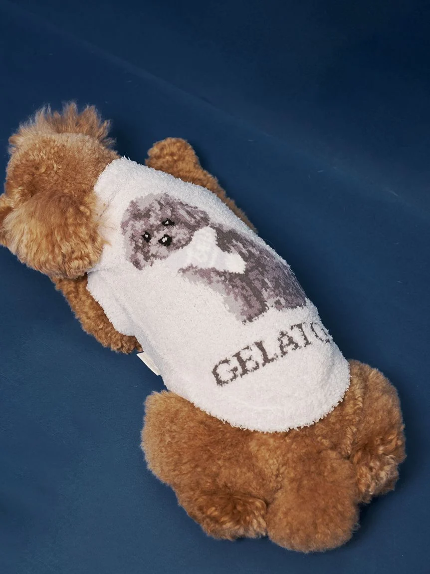 gelato pique(ジェラートピケ)【CAT&DOG】【販路限定商品】ベビモコトイプードル柄プルオーバー|全3色