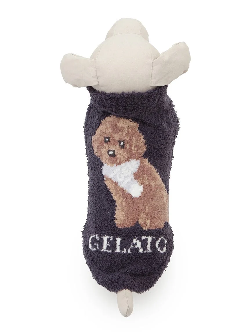 gelato pique(ジェラートピケ)【CAT&DOG】【販路限定商品】ベビモコトイプードル柄プルオーバー|全3色