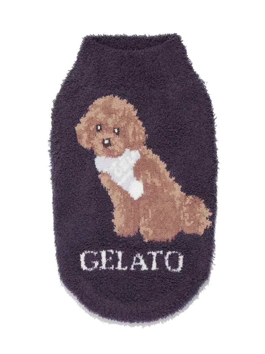 gelato pique(ジェラートピケ)【CAT&DOG】【販路限定商品】ベビモコトイプードル柄プルオーバー|全3色