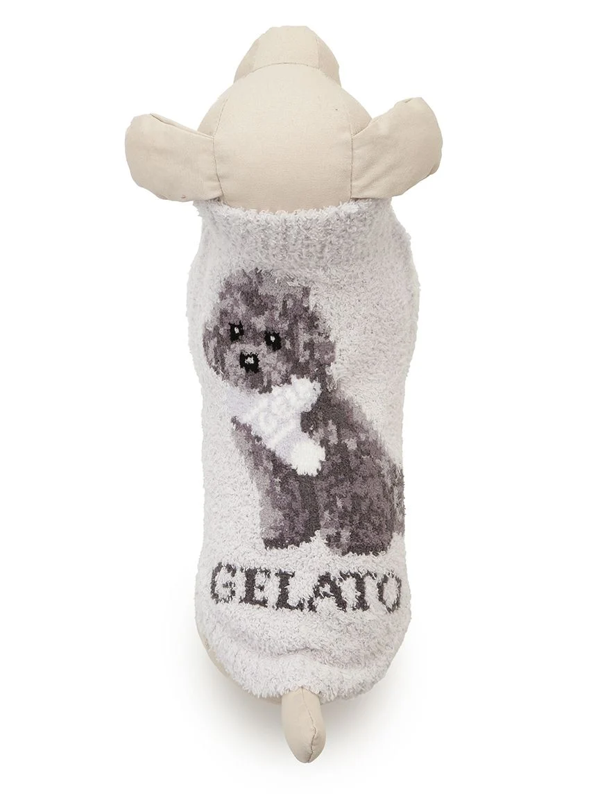 gelato pique(ジェラートピケ)【CAT&DOG】【販路限定商品】ベビモコトイプードル柄プルオーバー|全3色