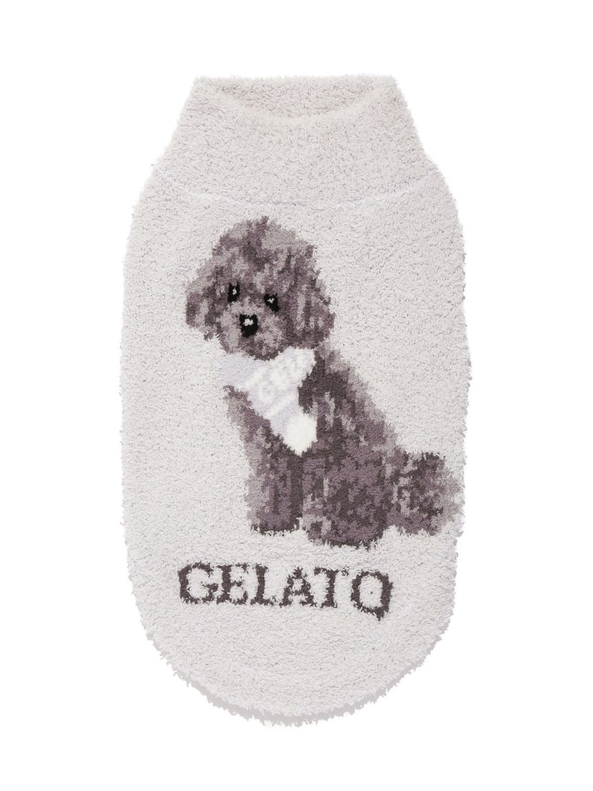 gelato pique(ジェラートピケ)【CAT&DOG】【販路限定商品】ベビモコトイプードル柄プルオーバー|全3色
