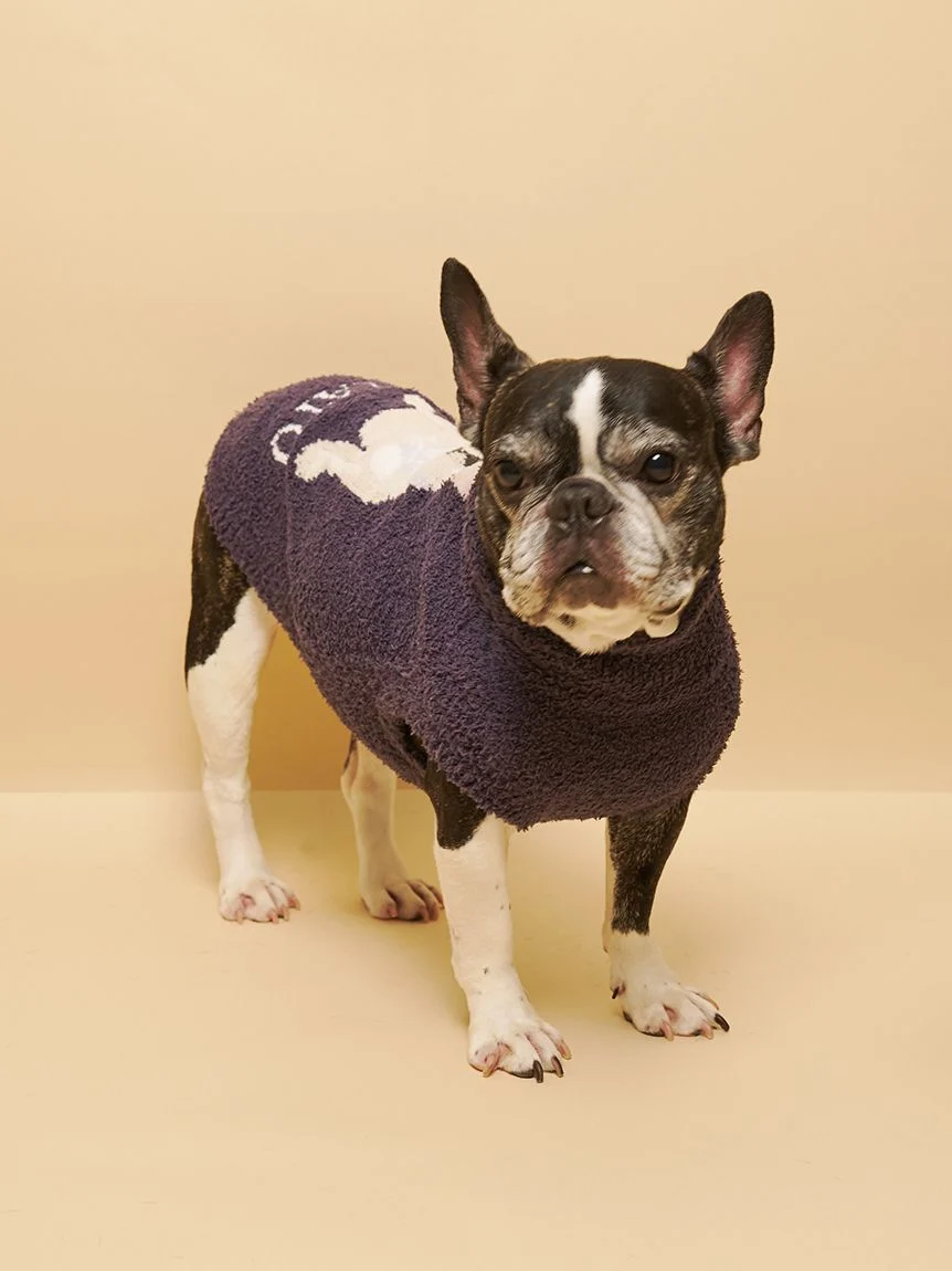 gelato pique(ジェラートピケ)【CAT&DOG】【販路限定商品】ベビモコフレンチブルドッグ柄プルオーバー|全3色
