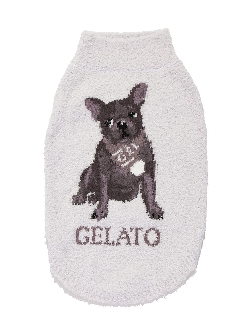 gelato pique(ジェラートピケ)【CAT&DOG】【販路限定商品】ベビモコフレンチブルドッグ柄プルオーバー|全3色