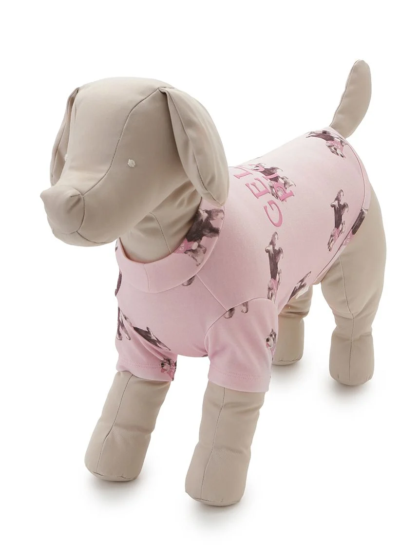 gelato pique(ジェラートピケ)【CAT&DOG】【販路限定商品】シュナウザー柄カットソープルオーバー|全2色