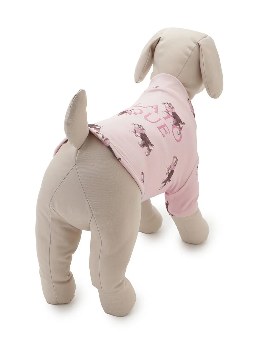 gelato pique(ジェラートピケ)【CAT&DOG】【販路限定商品】シュナウザー柄カットソープルオーバー|全2色