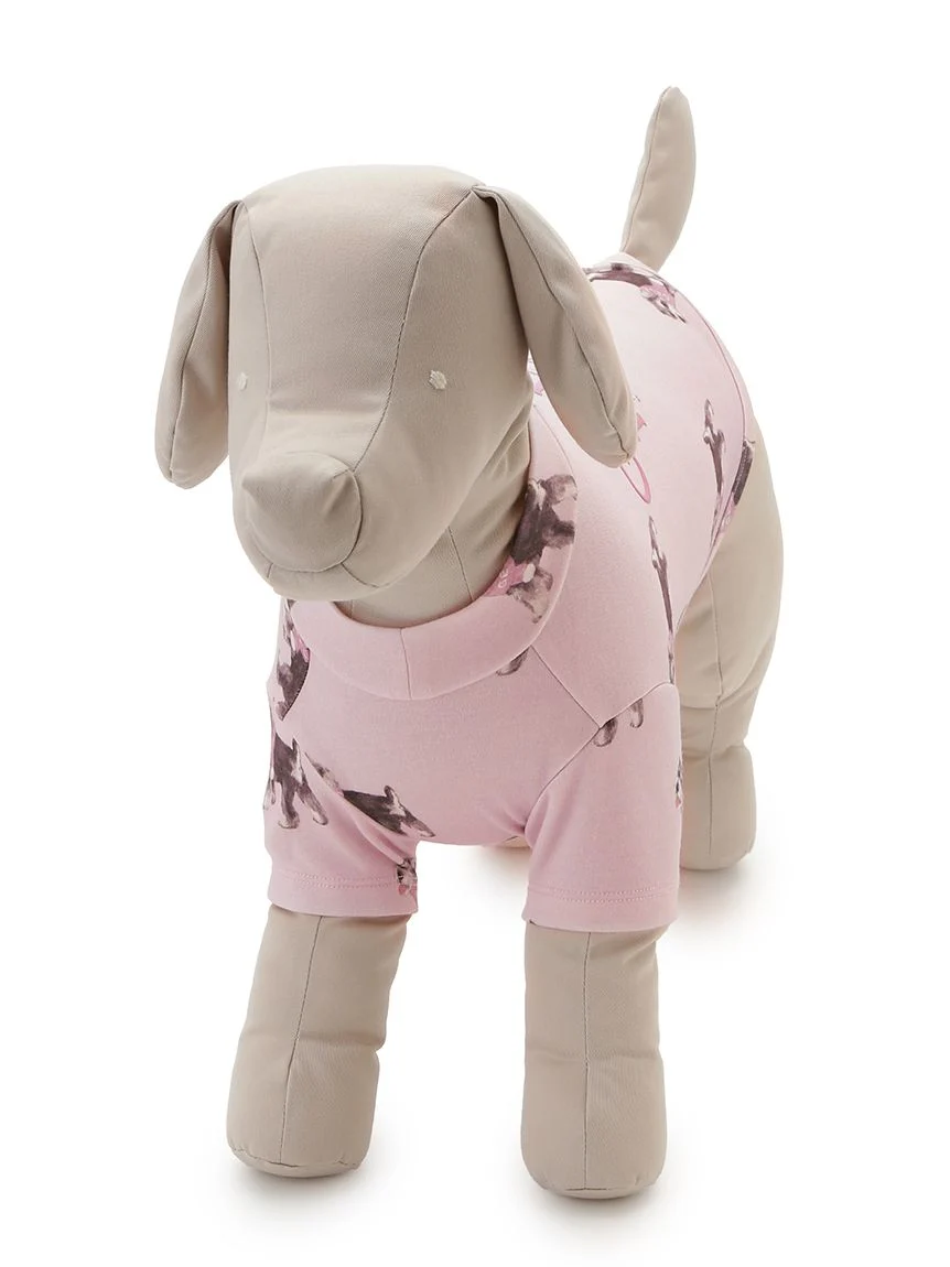 gelato pique(ジェラートピケ)【CAT&DOG】【販路限定商品】シュナウザー柄カットソープルオーバー|全2色