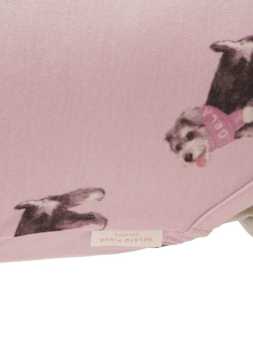 gelato pique(ジェラートピケ)【CAT&DOG】【販路限定商品】シュナウザー柄カットソープルオーバー|全2色