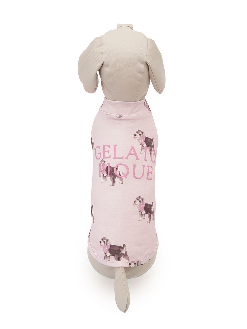 gelato pique(ジェラートピケ)【CAT&DOG】【販路限定商品】シュナウザー柄カットソープルオーバー|全2色