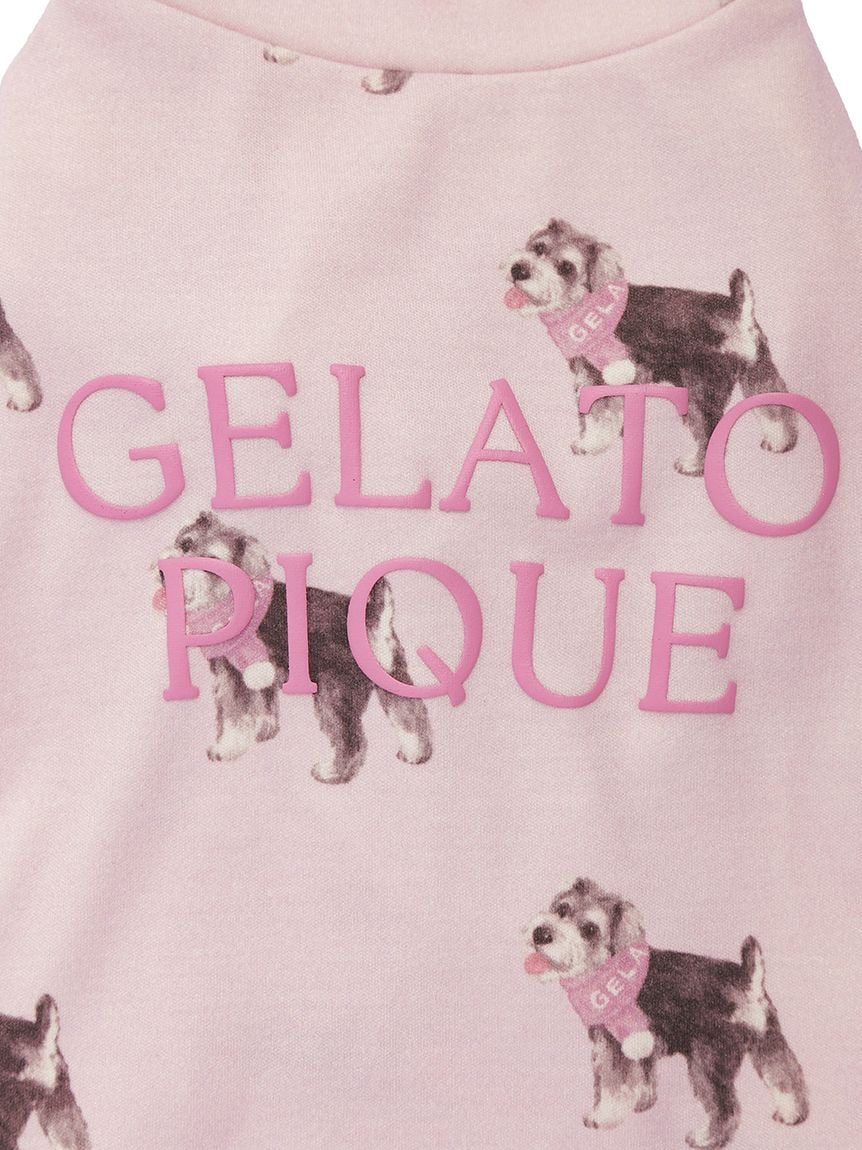 gelato pique(ジェラートピケ)【CAT&DOG】【販路限定商品】シュナウザー柄カットソープルオーバー|全2色