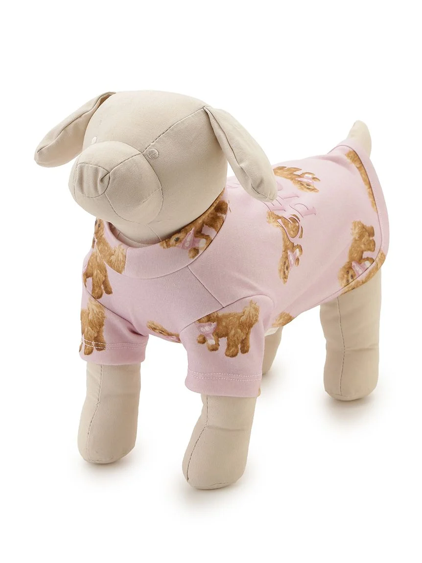 gelato pique(ジェラートピケ)【CAT&DOG】【販路限定商品】トイプードル柄カットソープルオーバー|全2色