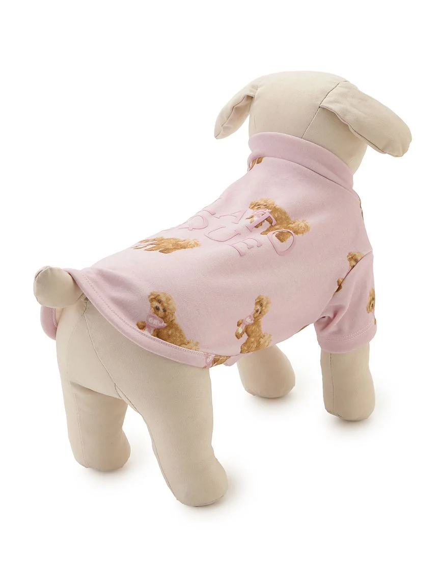gelato pique(ジェラートピケ)【CAT&DOG】【販路限定商品】トイプードル柄カットソープルオーバー|全2色