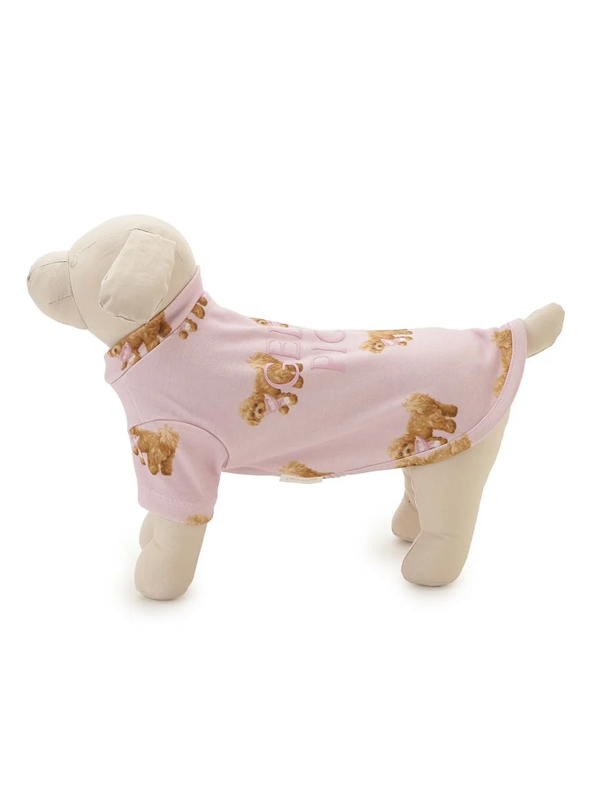 gelato pique(ジェラートピケ)【CAT&DOG】【販路限定商品】トイプードル柄カットソープルオーバー|全2色