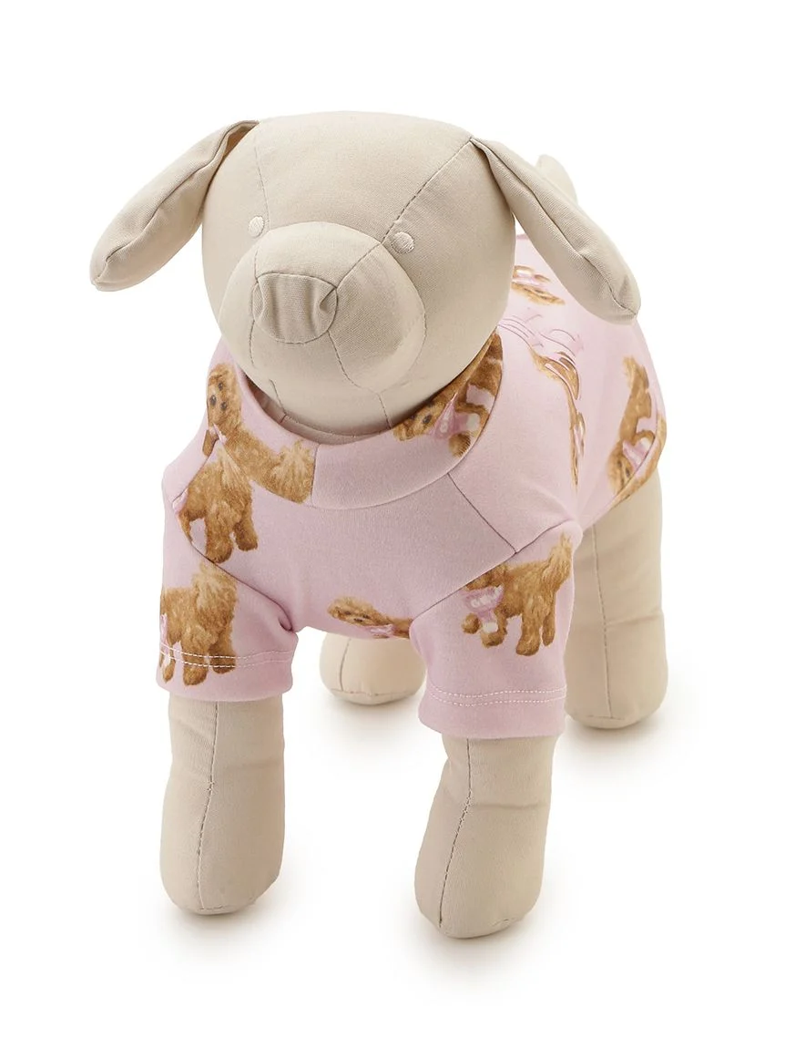 gelato pique(ジェラートピケ)【CAT&DOG】【販路限定商品】トイプードル柄カットソープルオーバー|全2色