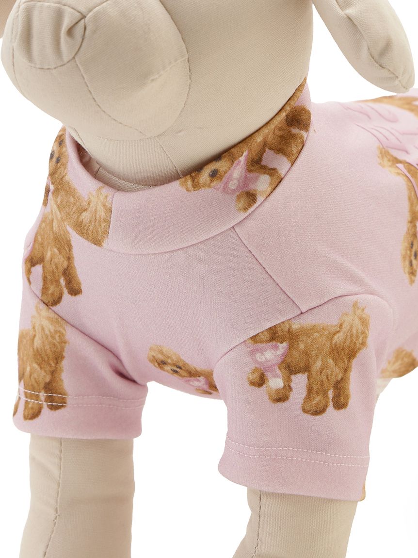 gelato pique(ジェラートピケ)【CAT&DOG】【販路限定商品】トイプードル柄カットソープルオーバー|全2色