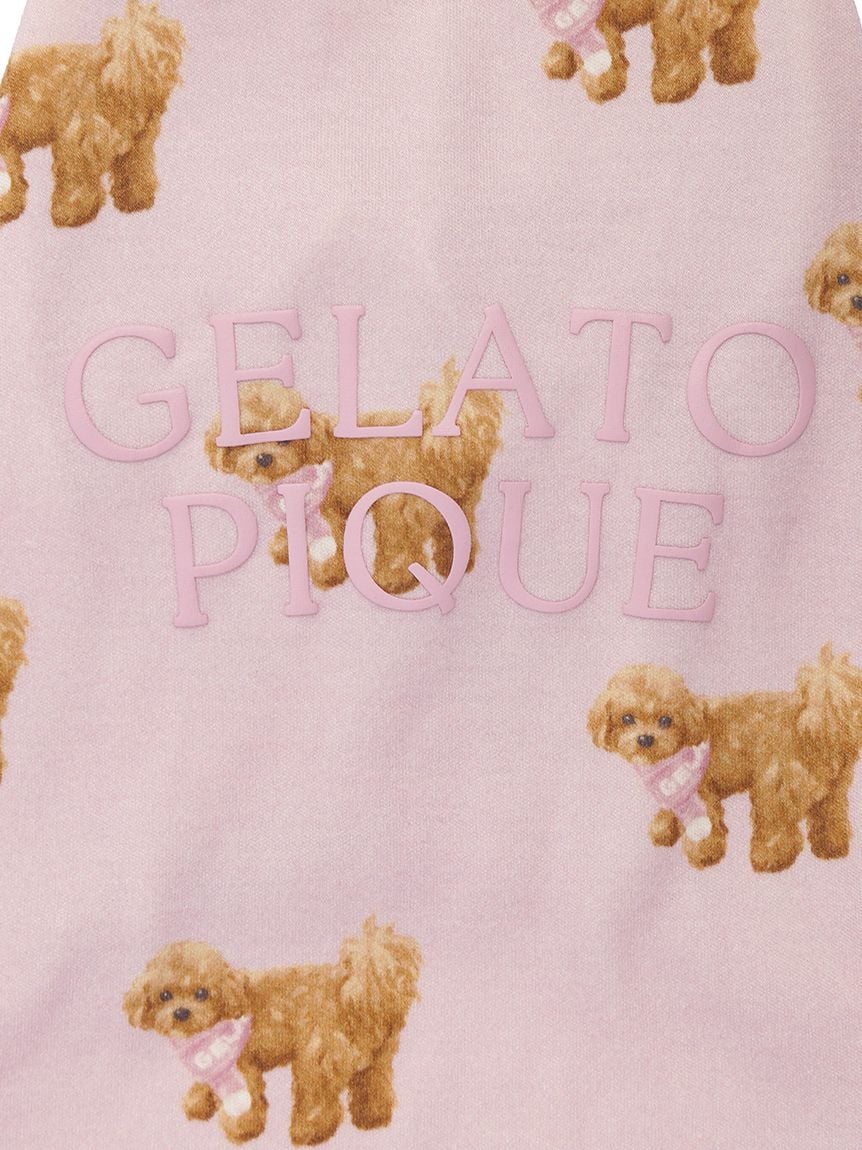 gelato pique(ジェラートピケ)【CAT&DOG】【販路限定商品】トイプードル柄カットソープルオーバー|全2色