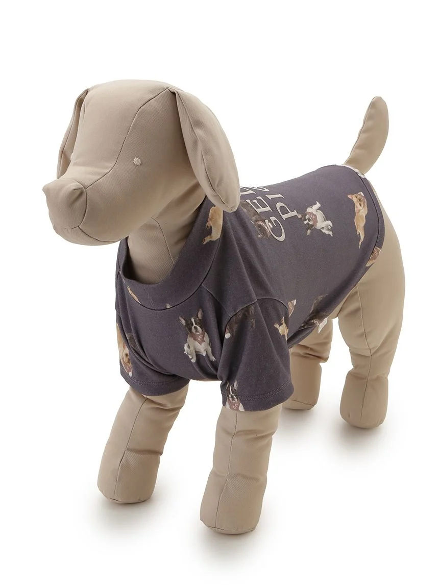 gelato pique(ジェラートピケ)【CAT&DOG】【販路限定商品】フレンチブルドッグ柄カットソープルオーバー|全2色