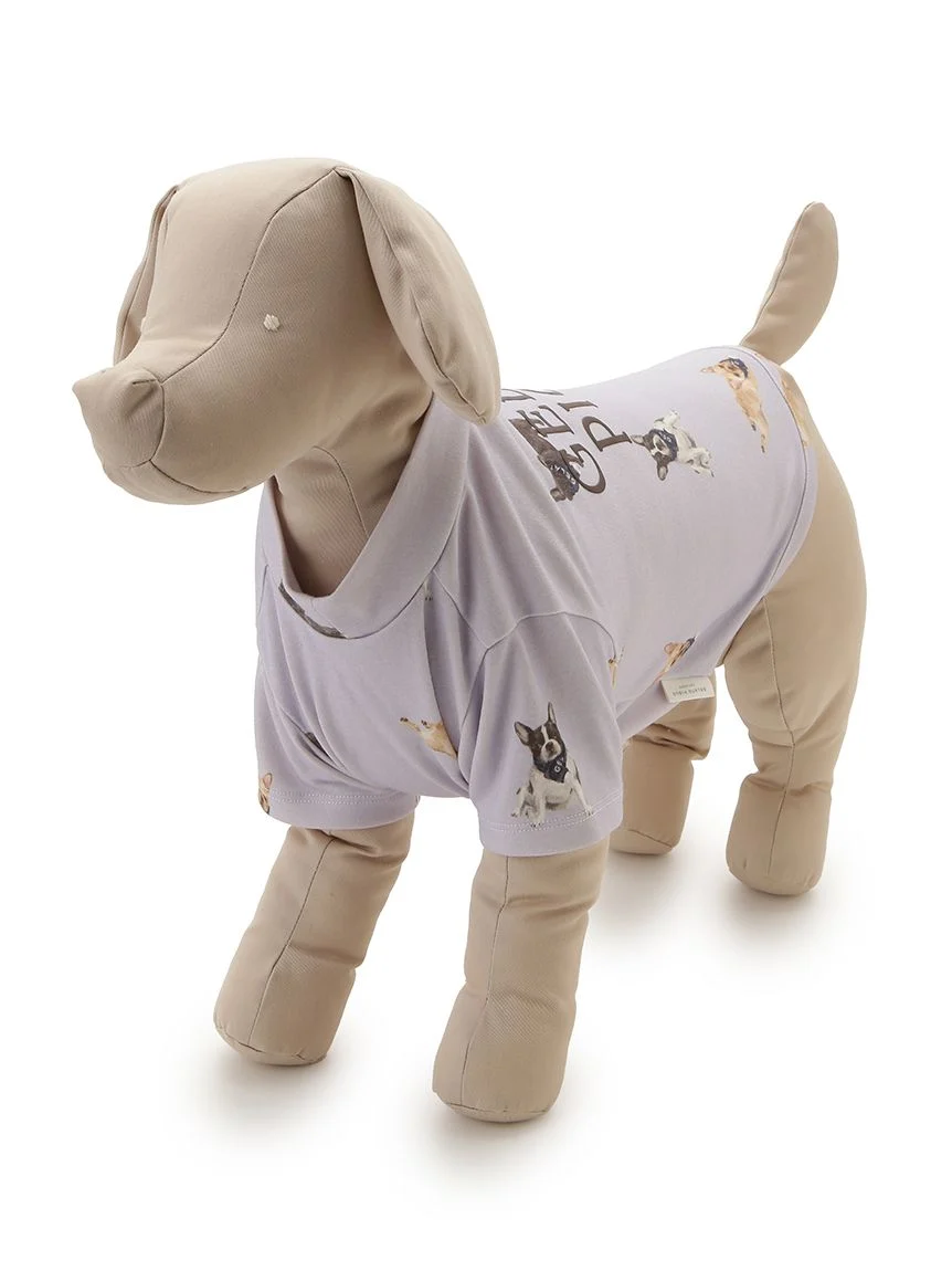 gelato pique(ジェラートピケ)【CAT&DOG】【販路限定商品】フレンチブルドッグ柄カットソープルオーバー|全2色