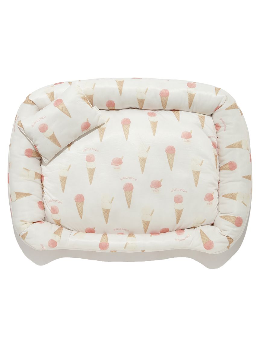 gelato pique（ジェラートピケ）【CAT&DOG】【販路限定商品】アイス柄COOLベッド Mサイズ｜全2色